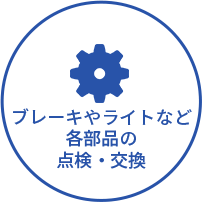 各部品の点検・交換